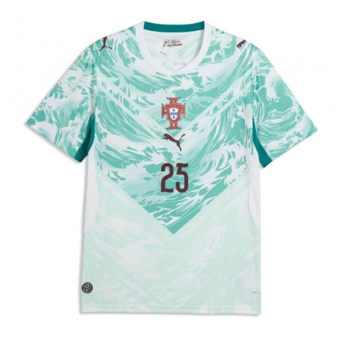 Portugal Nuno Mendes #25 Bortatröja VM 2026 Kortärmad